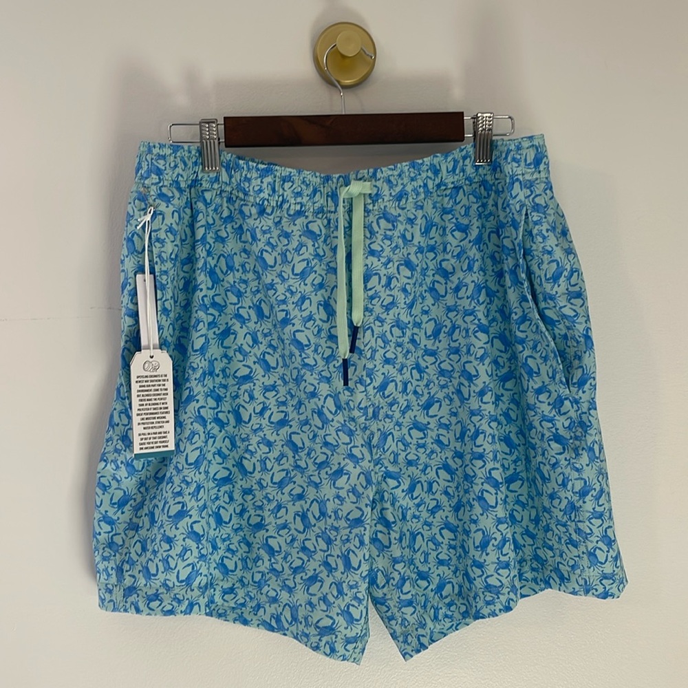 Southern Tide Why You So Crabby Trunks Size XL